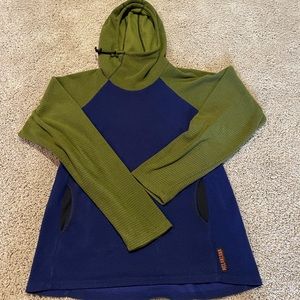 Melanzana micro grid hoodie